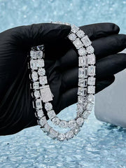 8MM Multi Shape Moissanite Tennis Chain
