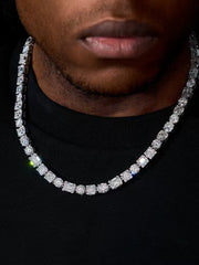 8MM Multi Shape Moissanite Tennis Chain