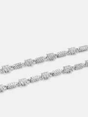 5mm Moissanite Spiral Knot Chain Or Bracelet