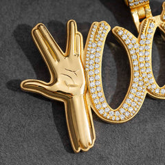 Deposit - Custom Hollow Letter Pendant